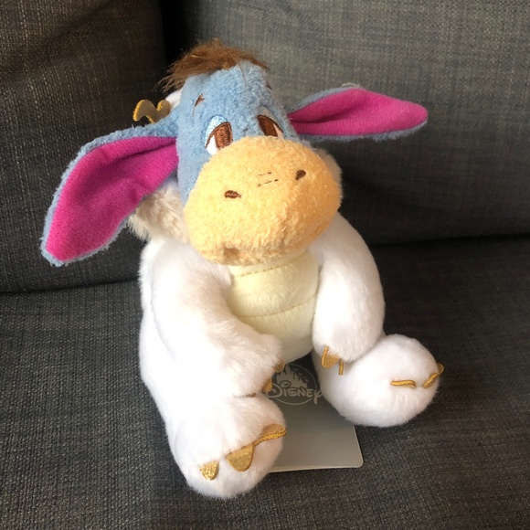 Disney Other - 2024 Disney Japan Pooh Year of the Dragon White Eeyore S Plush - NEW